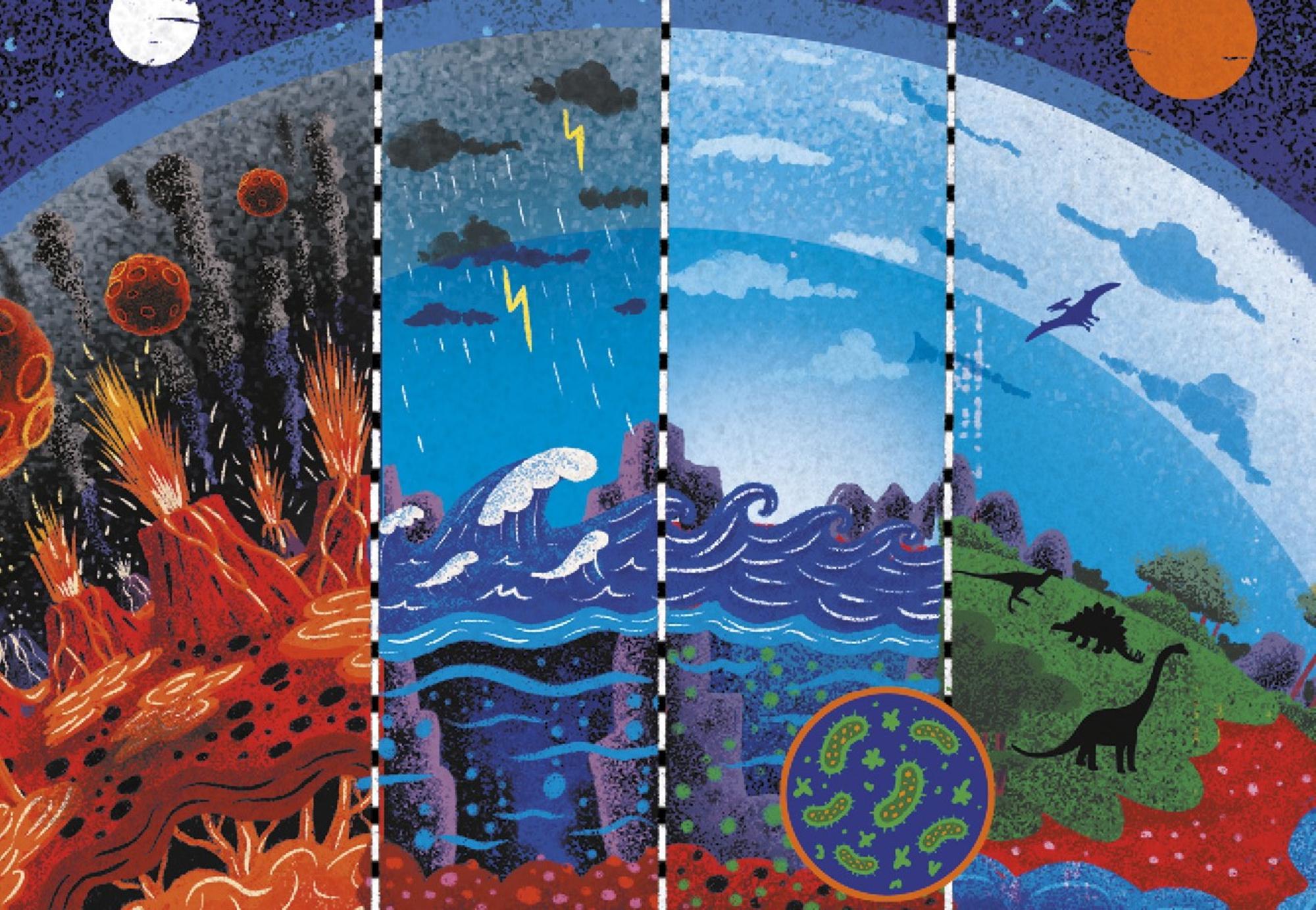 Nosotros somos el meteorito, a novela gráfica de Darío Adanti